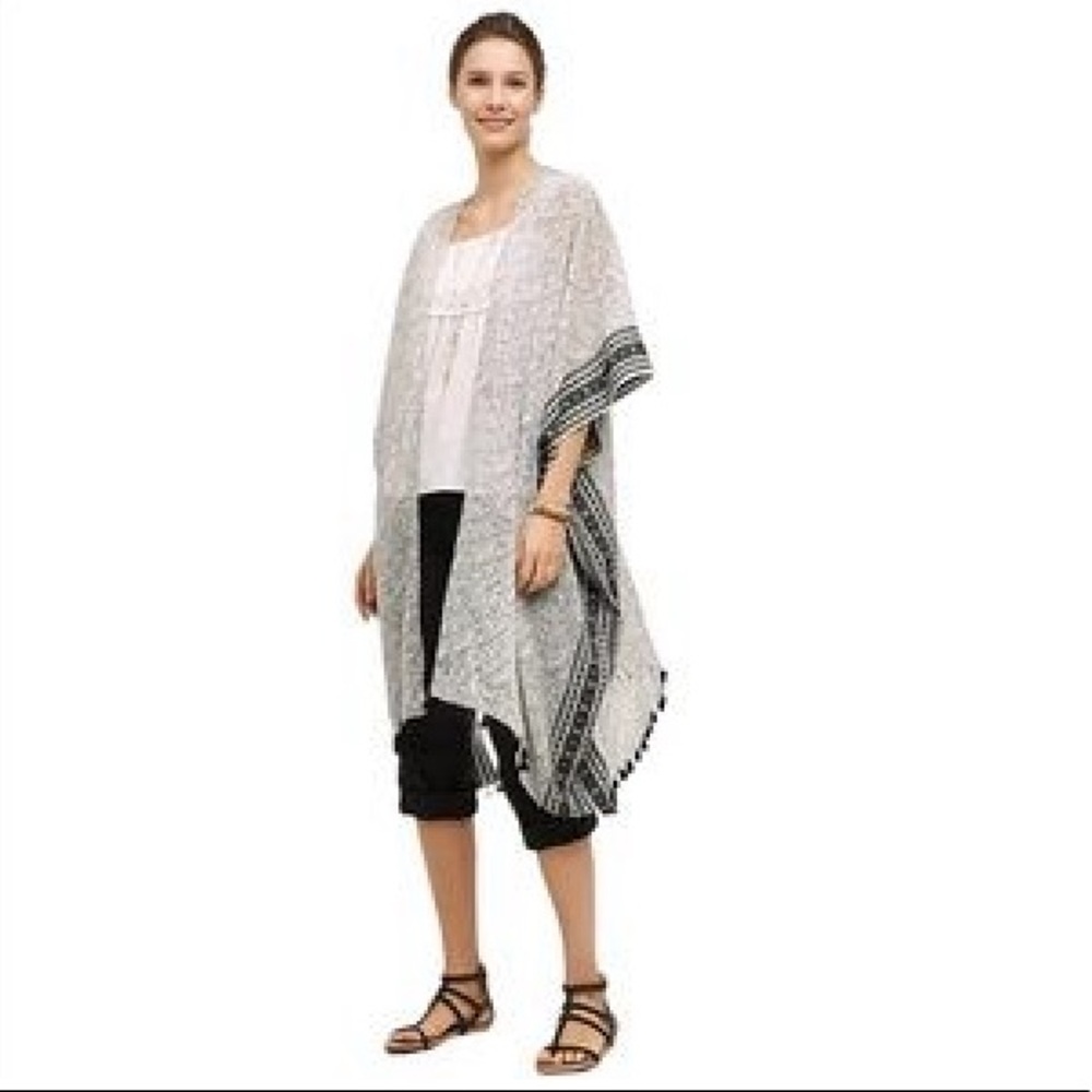 Anthropology tassel kimono, O/S